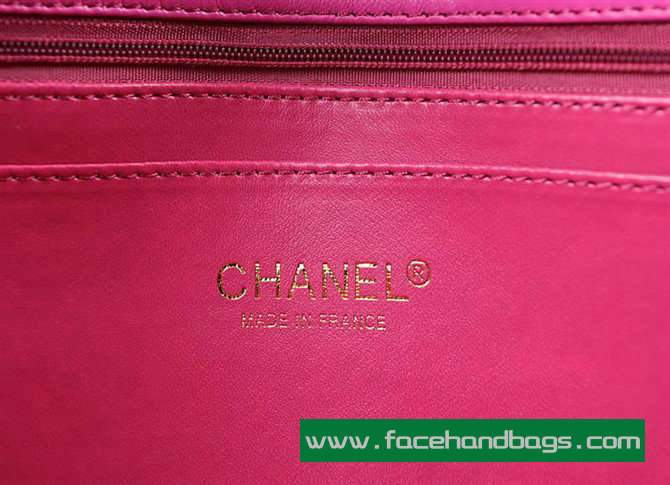 Chanel 2.55 Rose Handbag 50146 Gold Hardware-Rose Red